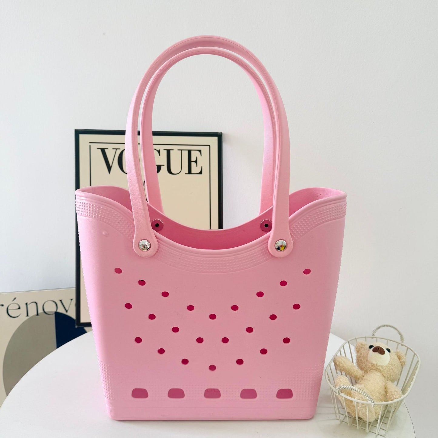 Hole Fashion Seaside Waterproof Beach Out Bags