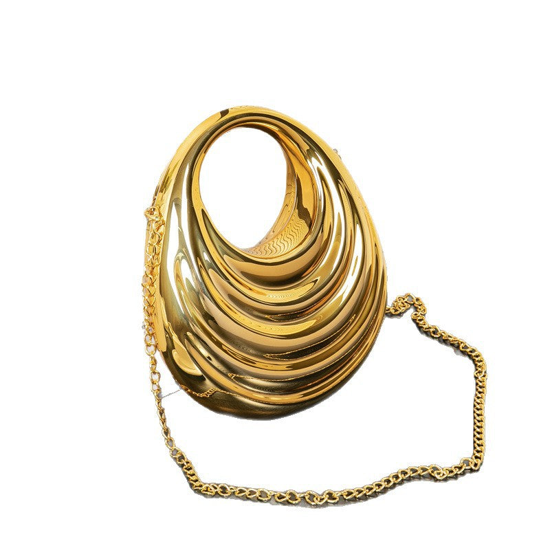 Unique Glamorous Classy Women's Acrylic Twist Dinner Bag