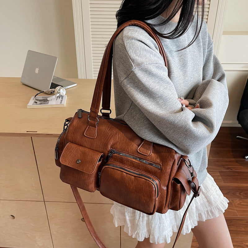 Women's Retro Large Capacity Summer High-grade Fashion Tote Bag