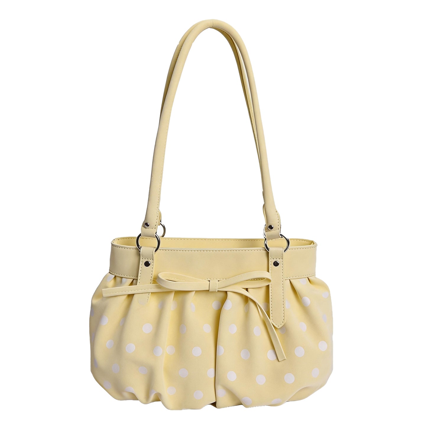 Women's Fresh Bowknot Polka Dot Fashion Underarm Bags