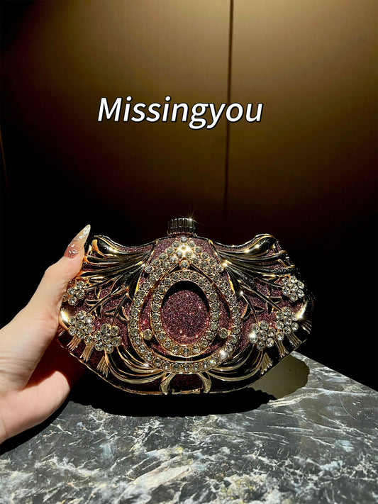 Women's High-grade Party With Diamonds Light Luxury Bags