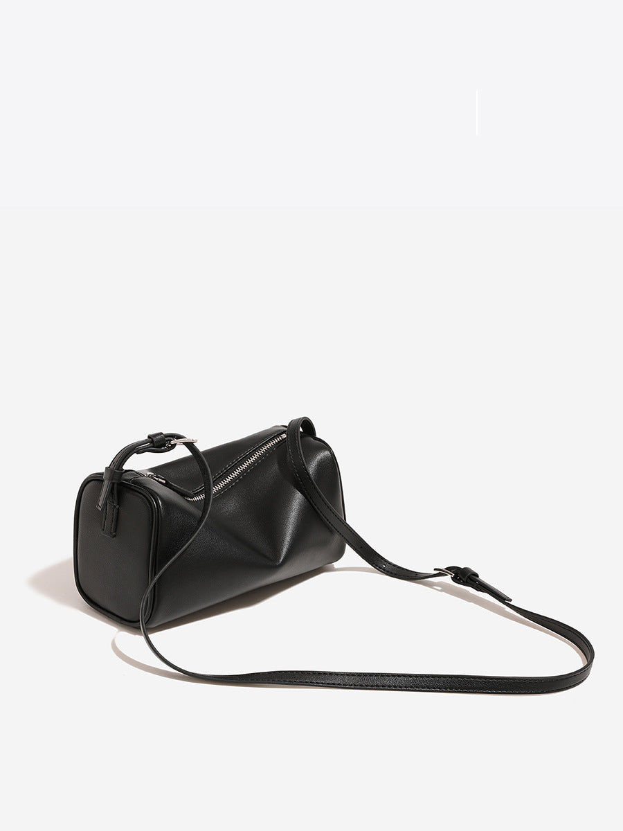 Women's First Layer Cowhide Hand Carrying Suede Pen Women's Messenger Bag