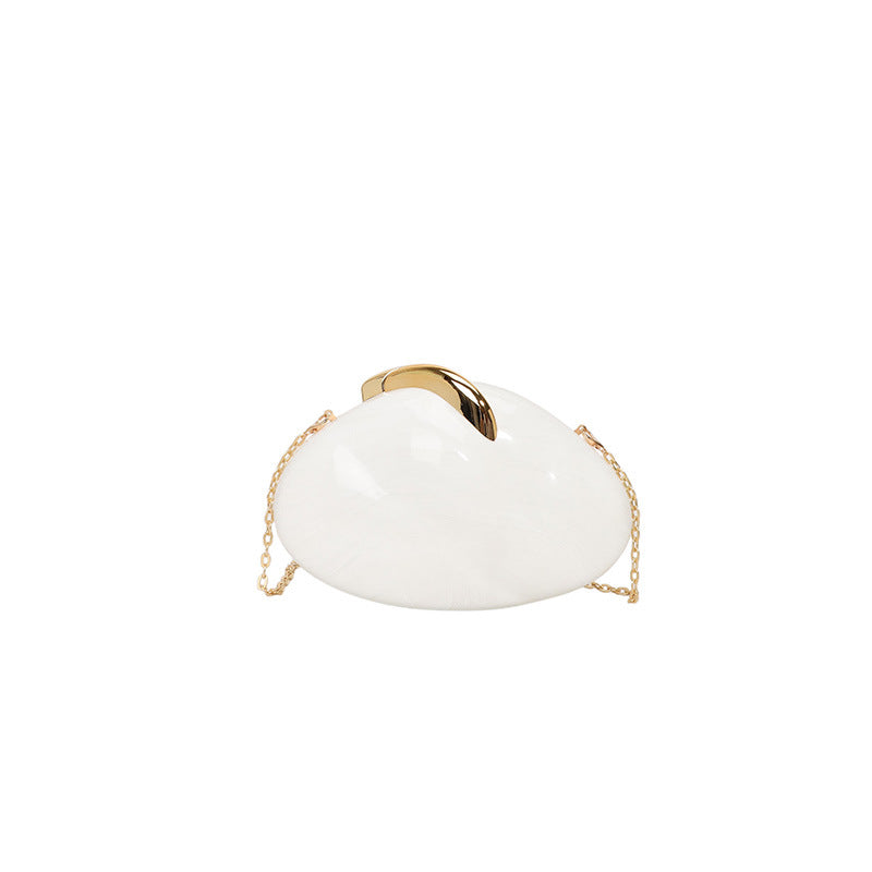 Women's Korean Style Popular Round Box Western Light Dinner Bag