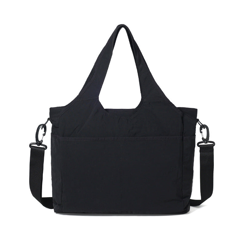 Women's Underarm Large Capacity Totes Nylon Cloth Pleated Bags