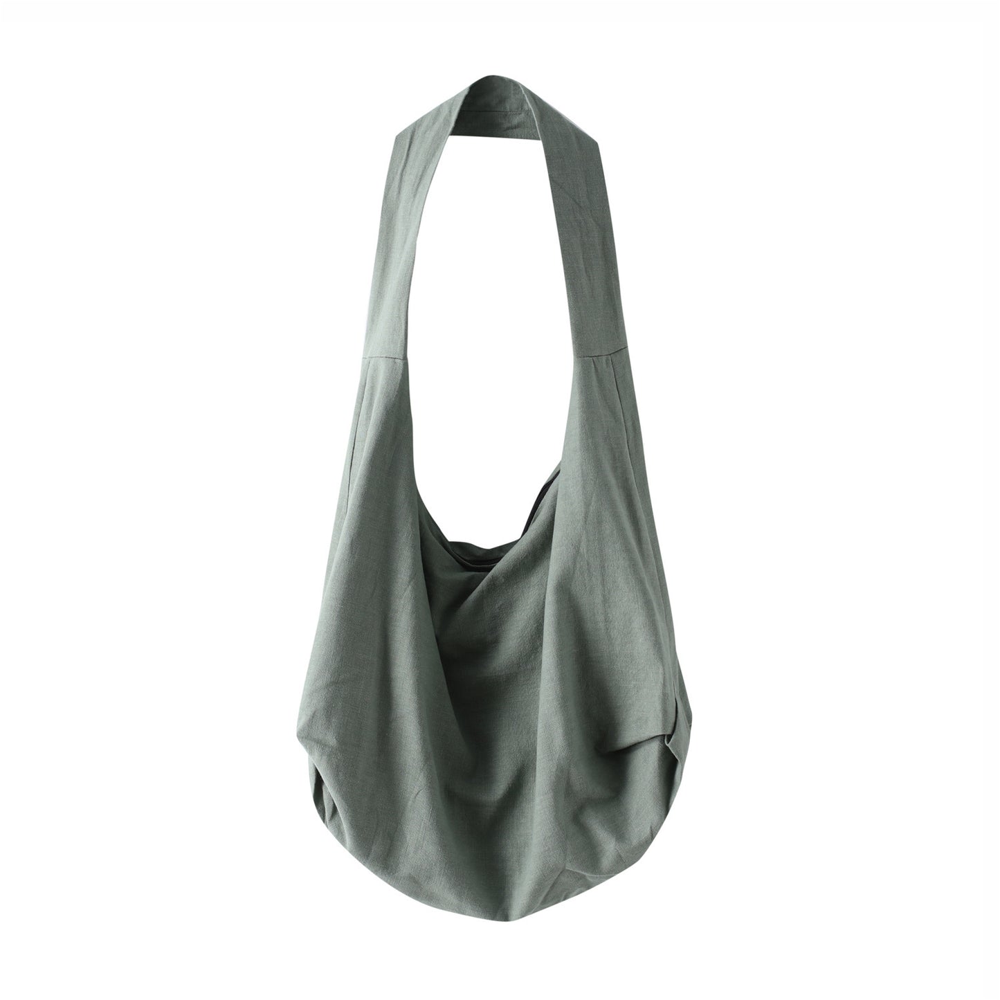 Women's & Men's Linen Dumpling Shape Zipper Interior Changing Bags