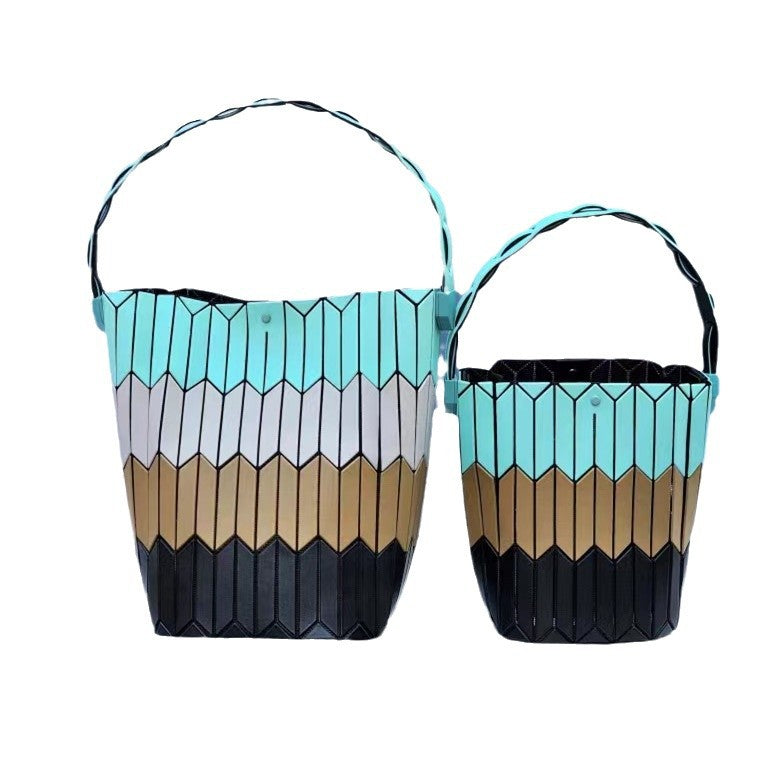 Women's Style Vegetable Basket Simple Stylish Rhombus Women's Handbag