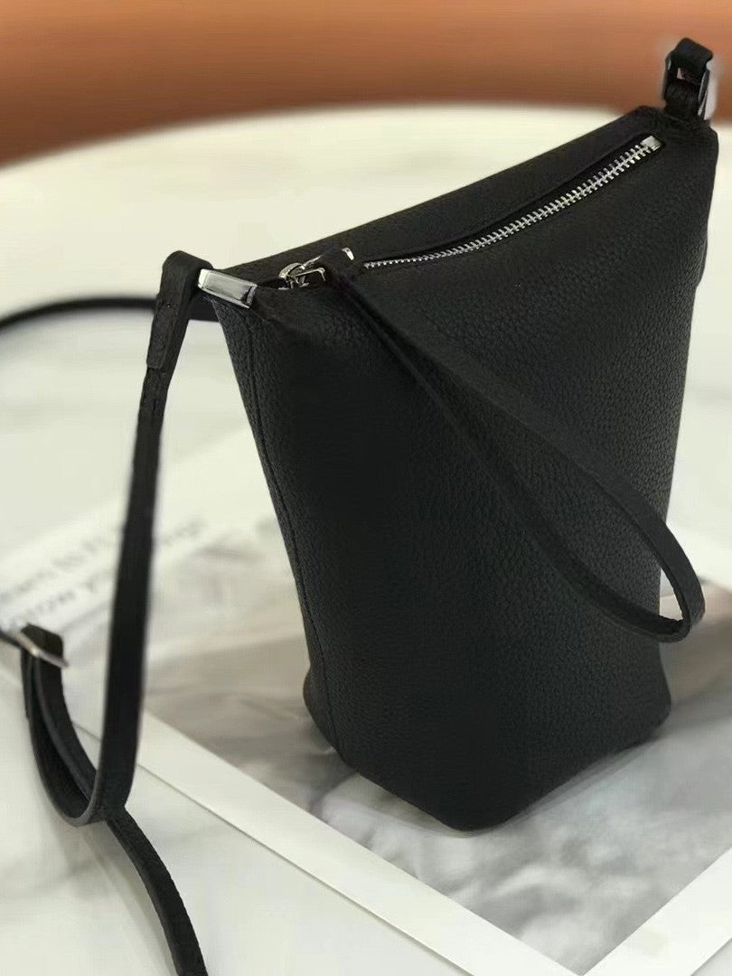 High Texture Top Layer Leather Fashion Simple Genuine Women's Messenger Bag