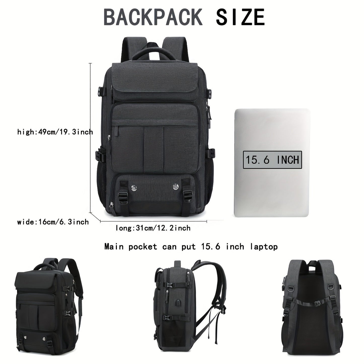 Men's Large Capacity High-grade Hiking Waterproof Backpacks