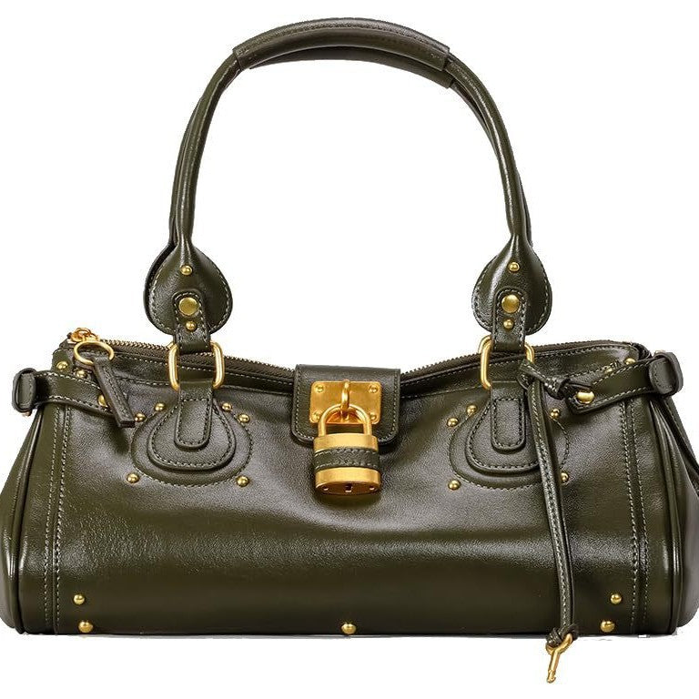 Women's Retro Easy Matching Chloe Paddington Rivet Women's Messenger Bag