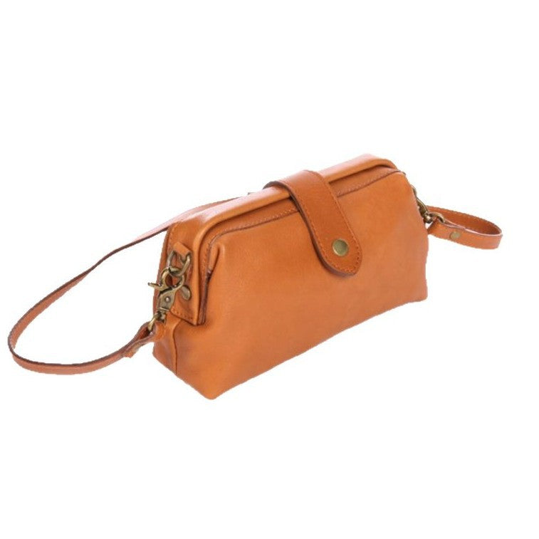 Women's Genuine Leather First Layer Cowhide Clip Bags