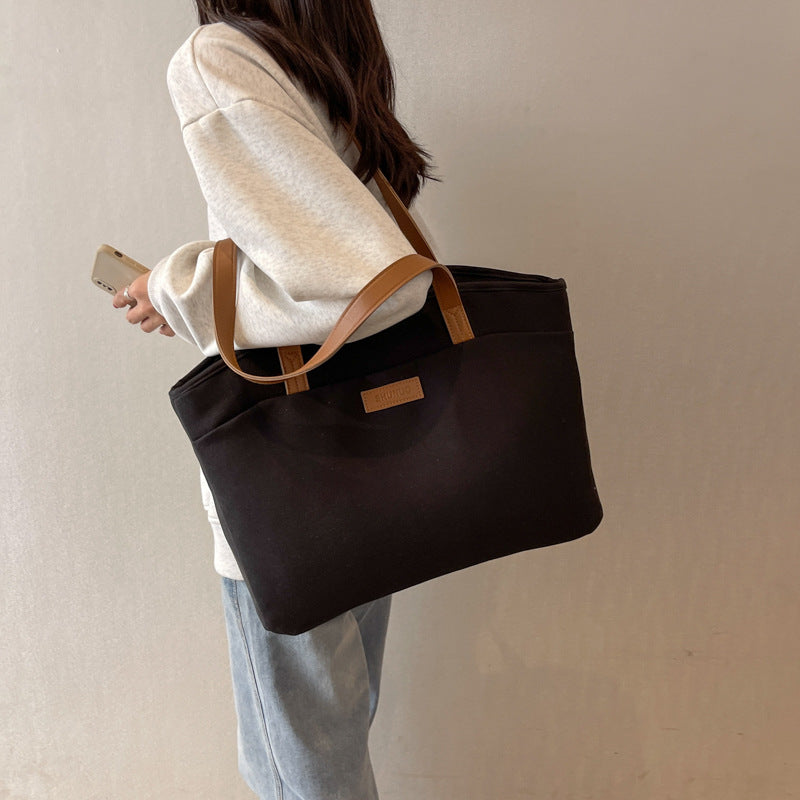 Charming Women's Cloth Canvas Underarm Daily Bags