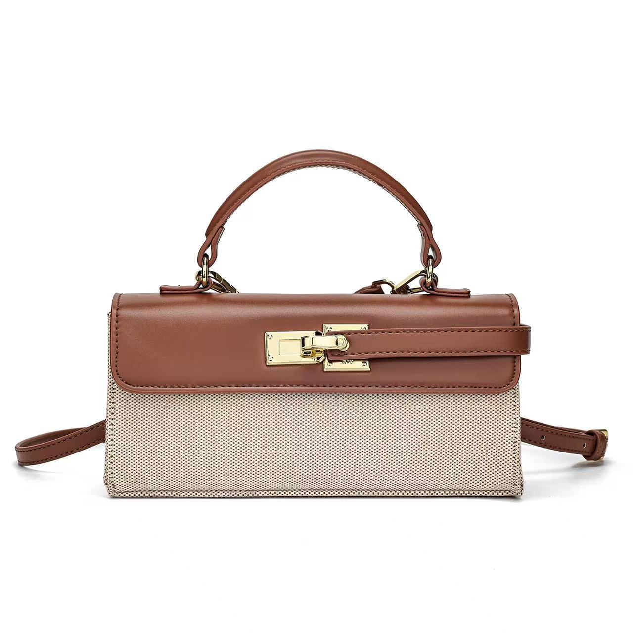 Niche Portable Mini Woven Classic Kelly Women's Handbag