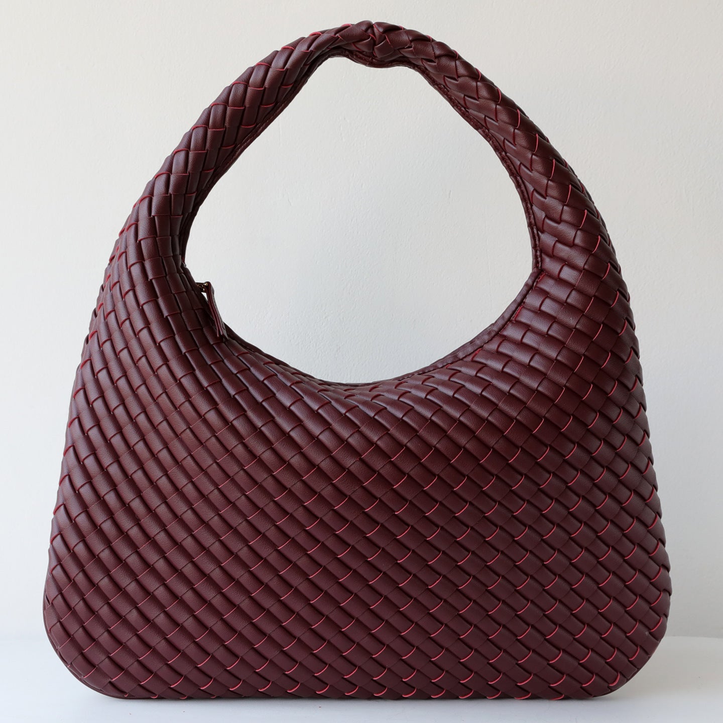 Fashion Hand-woven Dumpling Genuine Leather Versatile Women's Handbag