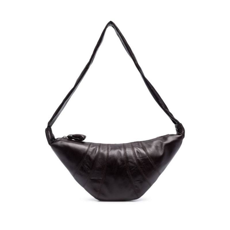 Premium Lambskin Croissant Development Ode Idle Bags