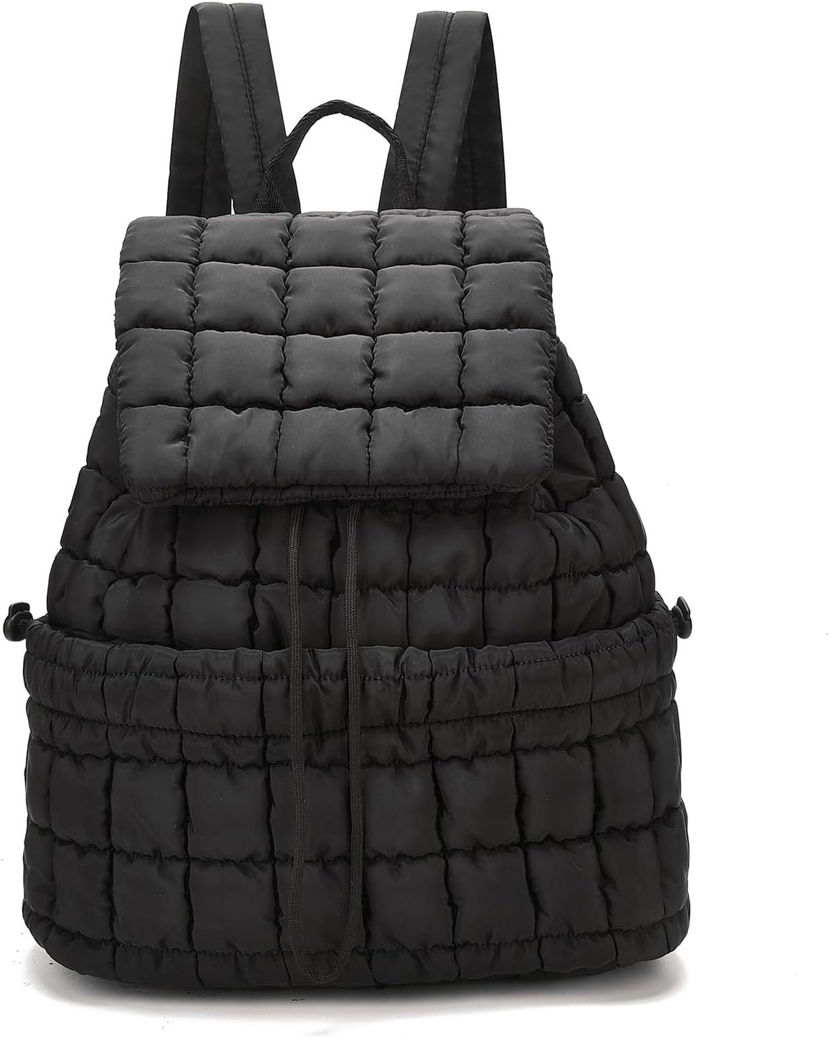 Women's Down Pleated Cloud Large Capacity Simple Plaid Bags