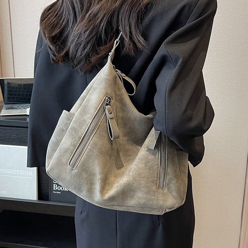 Women's Large Capacity Texture Niche Class College Women's Shoulder Bag