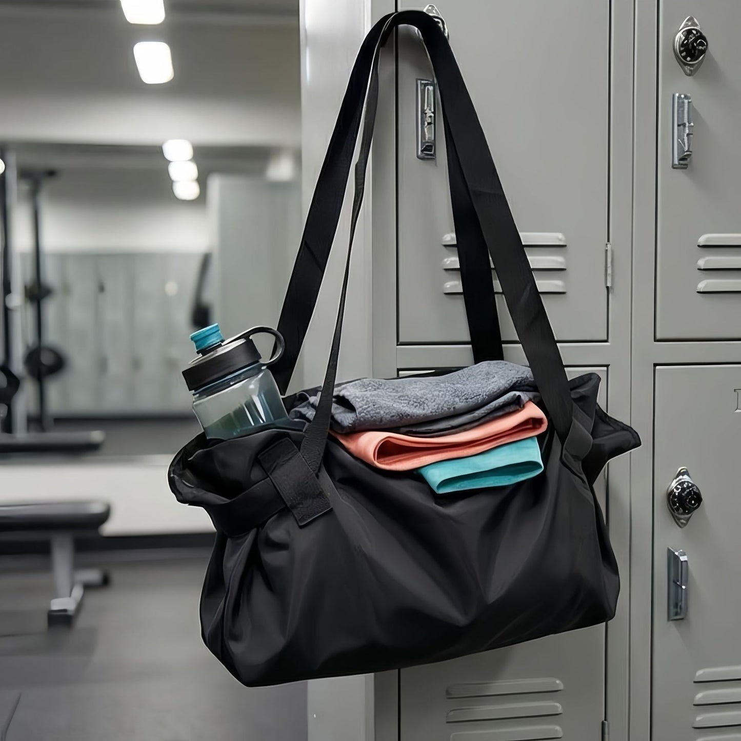 Nylon Large Capacity Lightweight Fitness Fashion Women's Messenger Bag