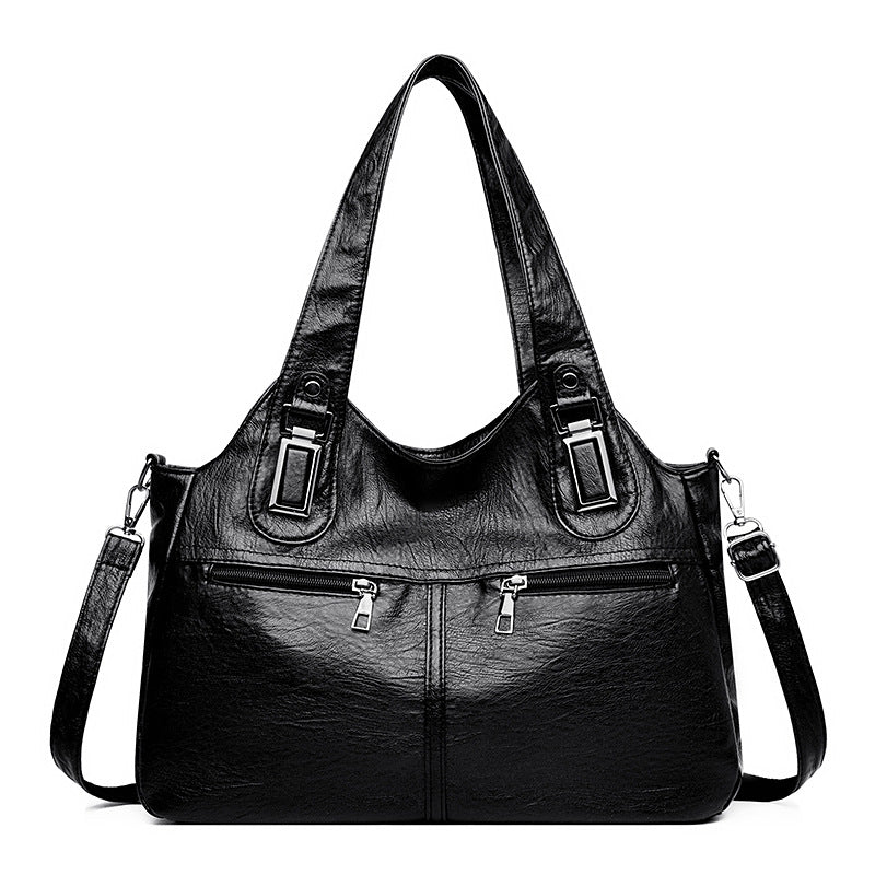 Women's Retro Large Capacity Portable Niche Simple Women's Shoulder Bag