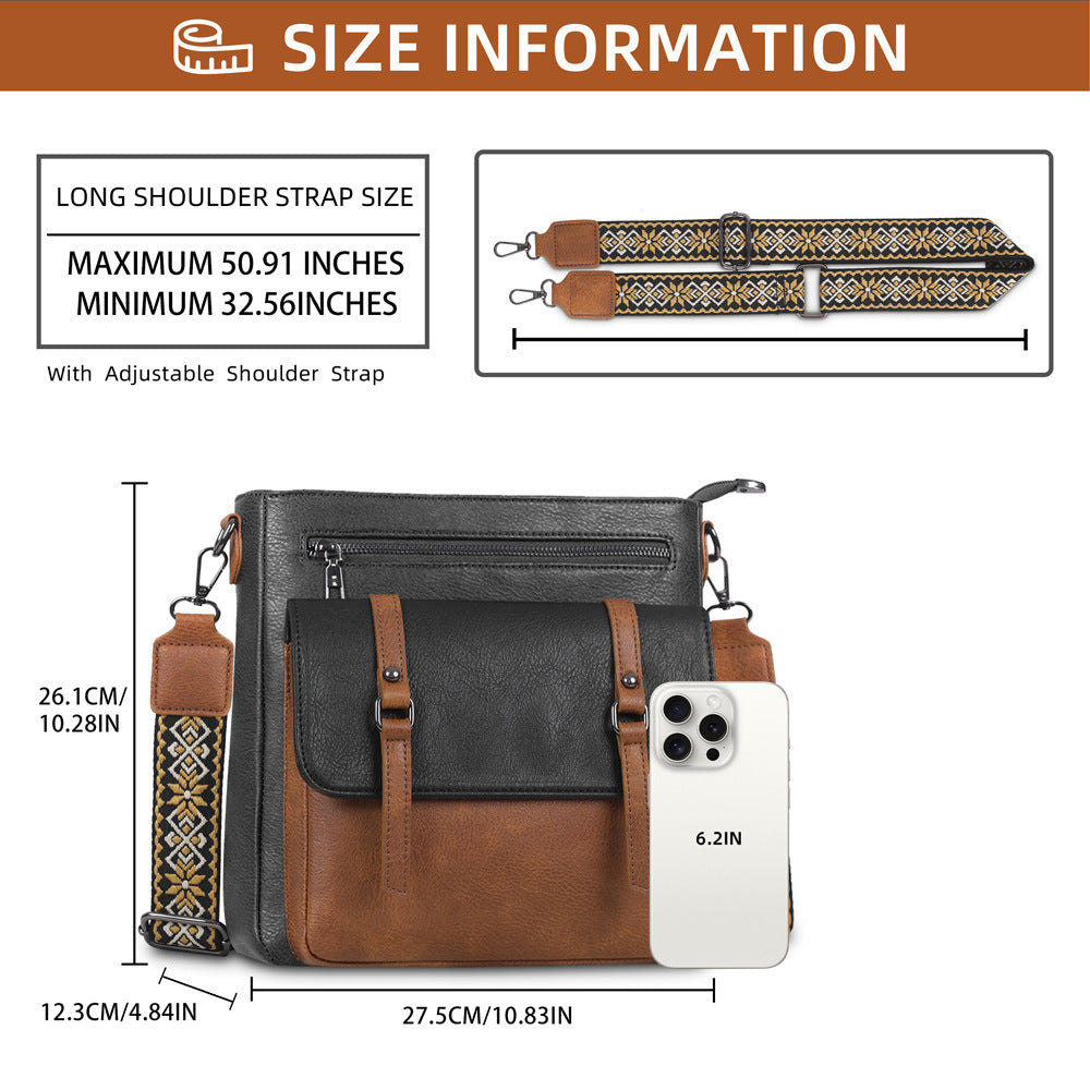 Women's Magnetic Veil Commuter Large Capacity Female Lion Bags