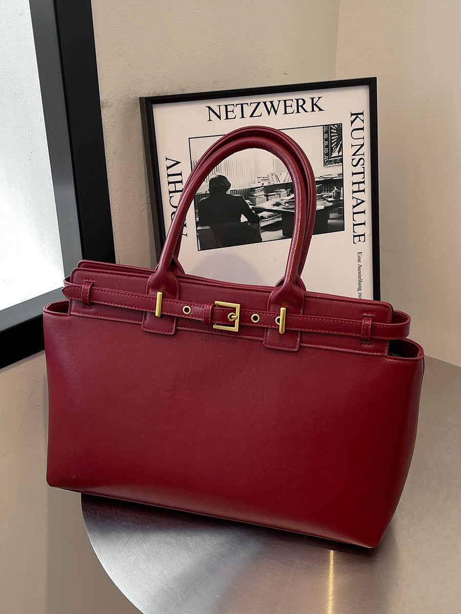 Women's Capacity Totes Korean Style Light Luxury Commuter Bags