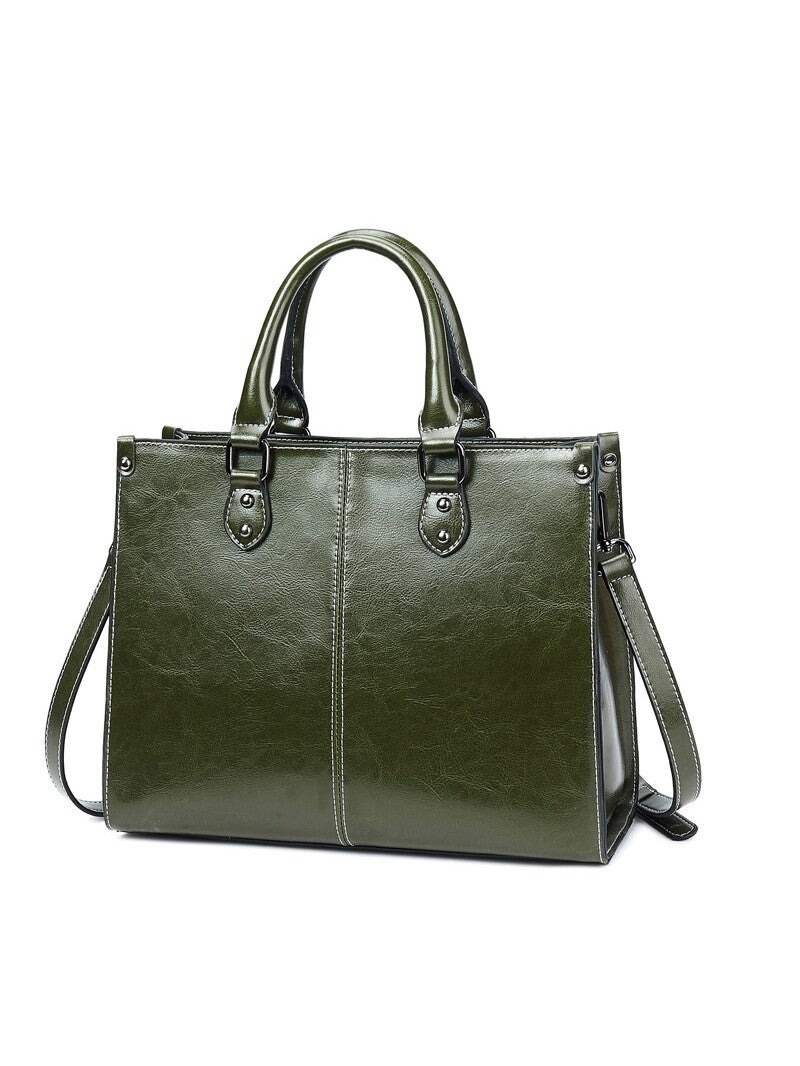 Women's Retro Large Capacity Commuter Business Computer Tote Bags