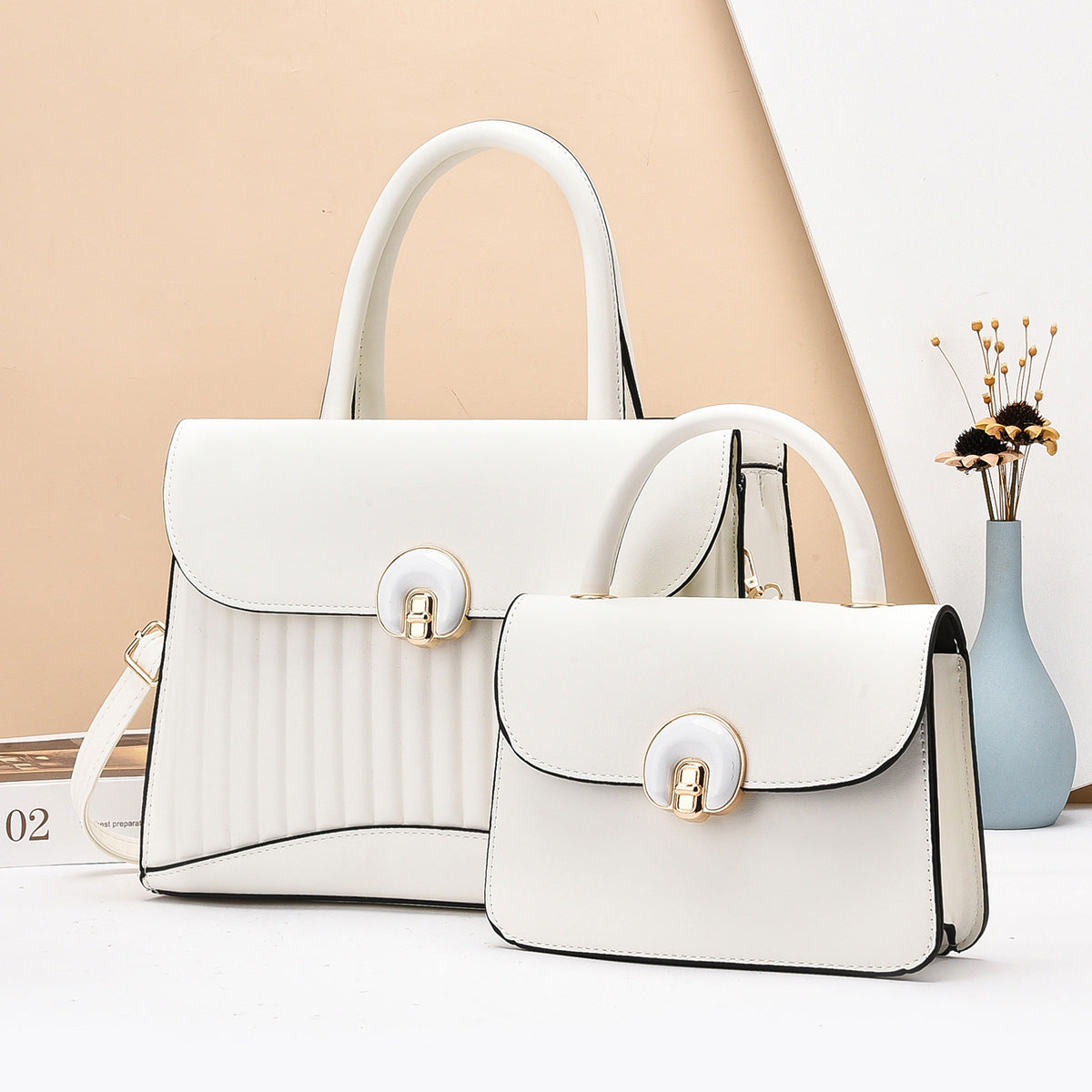 Women's Match Sets Large Capacity Fashion Commuter Handbags