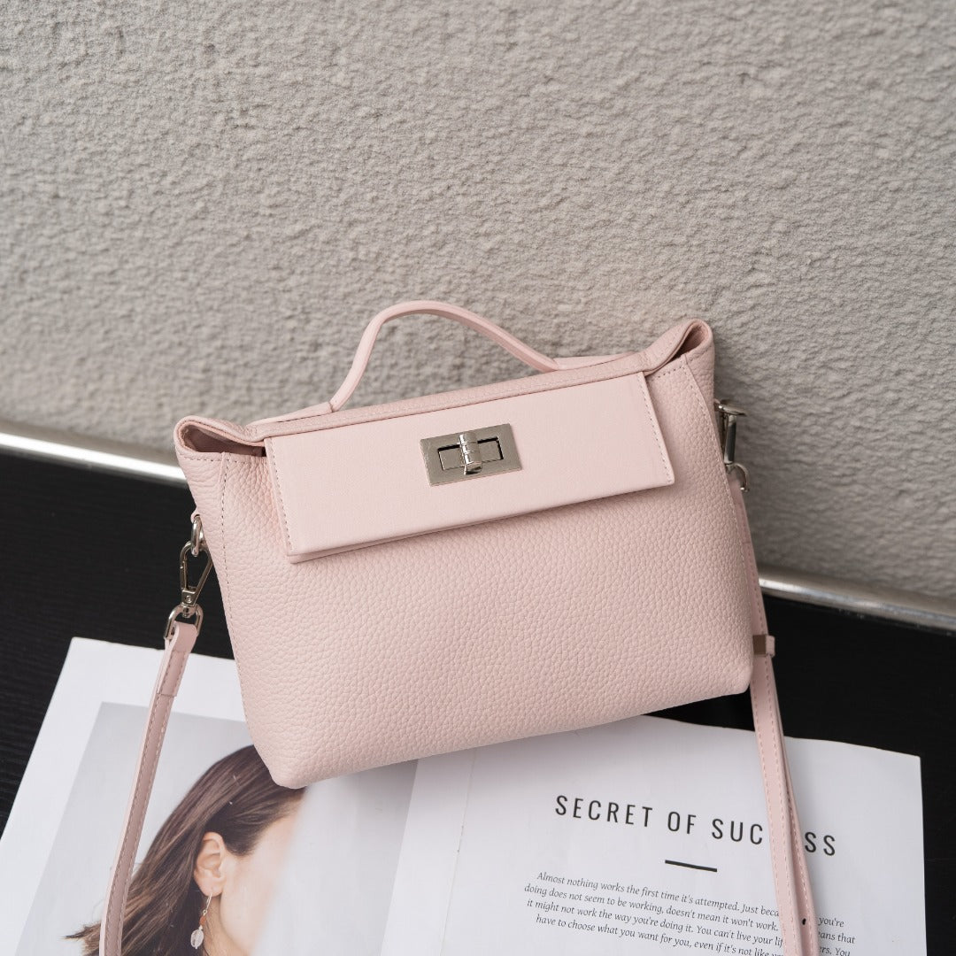 Women's First Layer Cowhide Kelly Versatile Fashion Women's Shoulder Bag