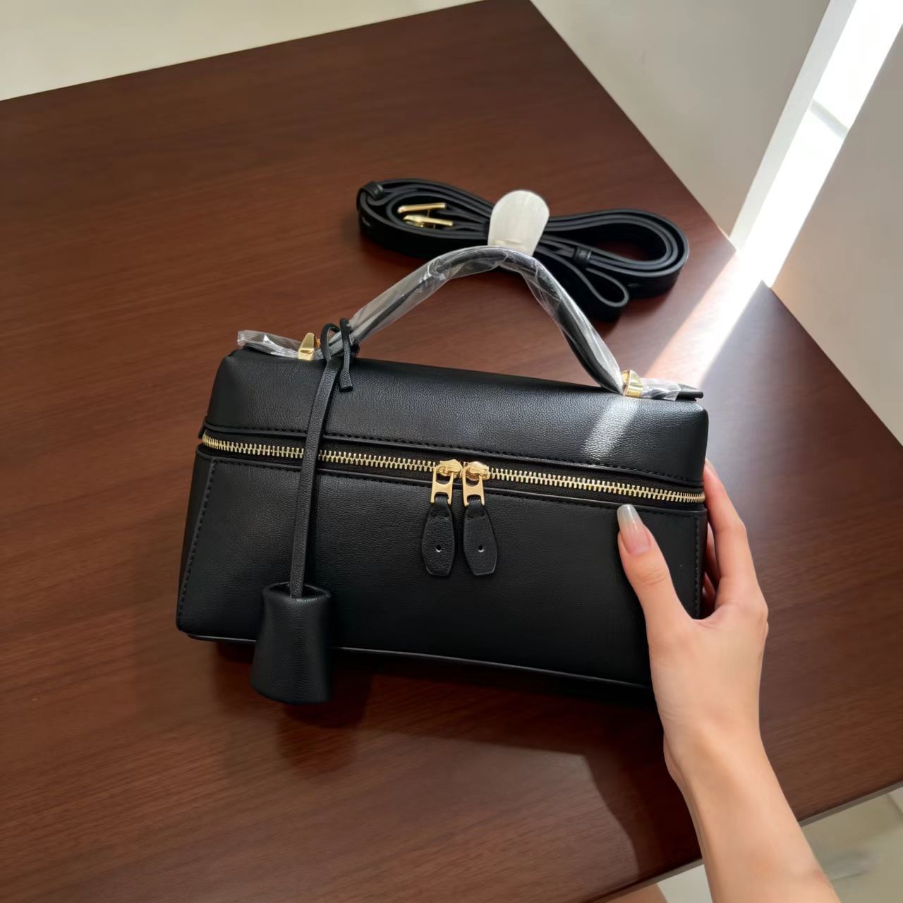 Women's Lunch Box Leather Fashion Kelly Bags