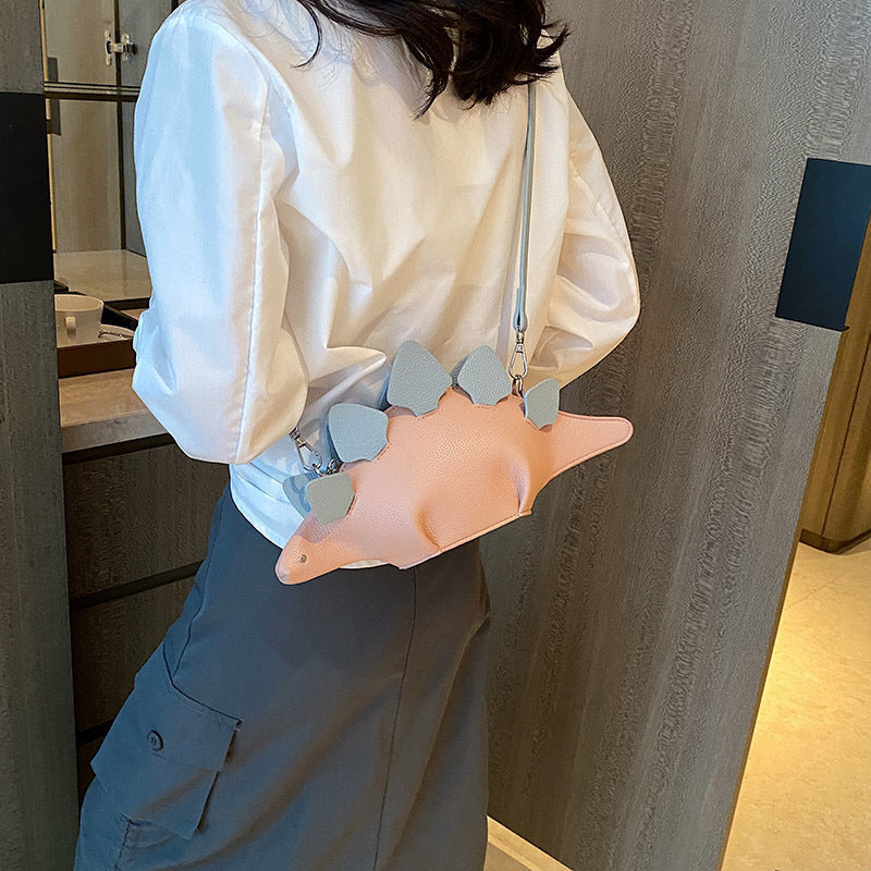 Women's Stylish Summer Cute Funny Little Personalized Dinosaur Women's Shoulder Bag