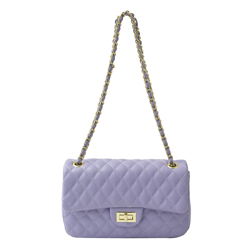 Women's Classic Style Diamond Pattern Chain Fashion Large Small Square Bags