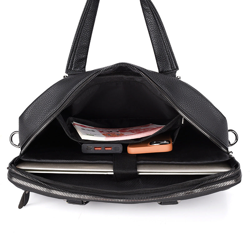 Men's Portable Large Capacity Computer Simple Business Men's Briefcase