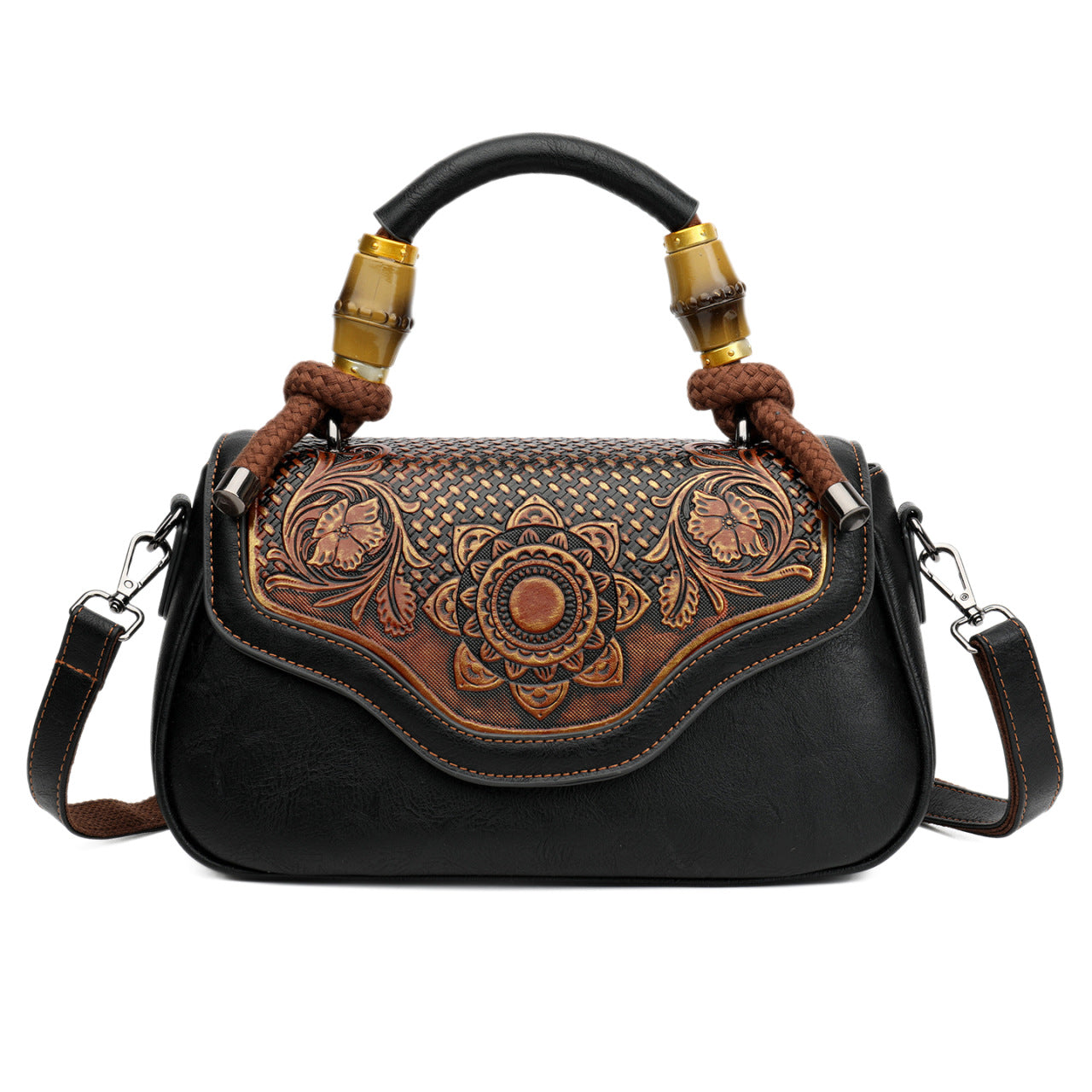 Style Clutch Portable Fashion Single Rhombus Light Women's Handbag