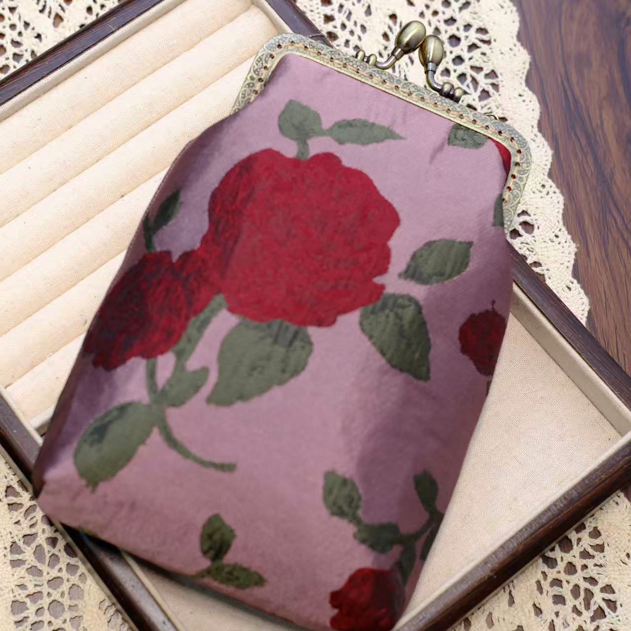 Retro Tassel Frame Handmade Ancient Style Female Purses