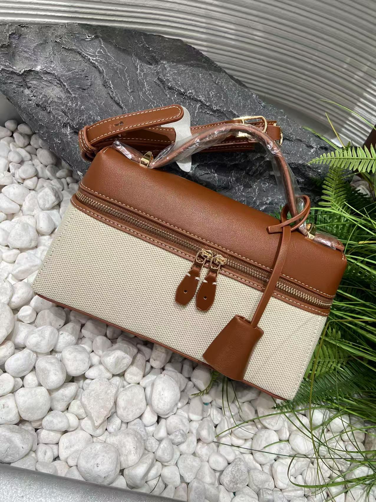 Women's Grain Surface Lunch Box Niche High-grade Bags