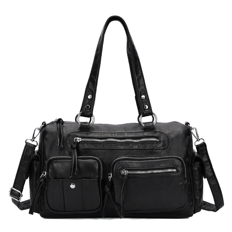 Women's Bronzing Fashion Printed Versatile Large Capacity Women's Handbag