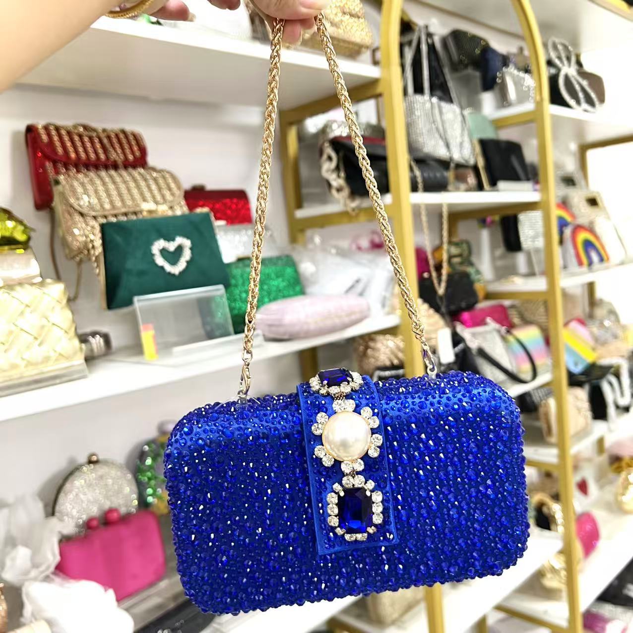 Women's Banquet Silk Clutch Cheongsam Formal Dress Women's Shoulder Bag