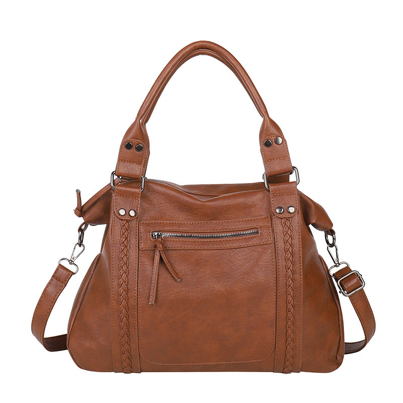 Women's French Retro Trendy Large Capacity Women's Messenger Bag