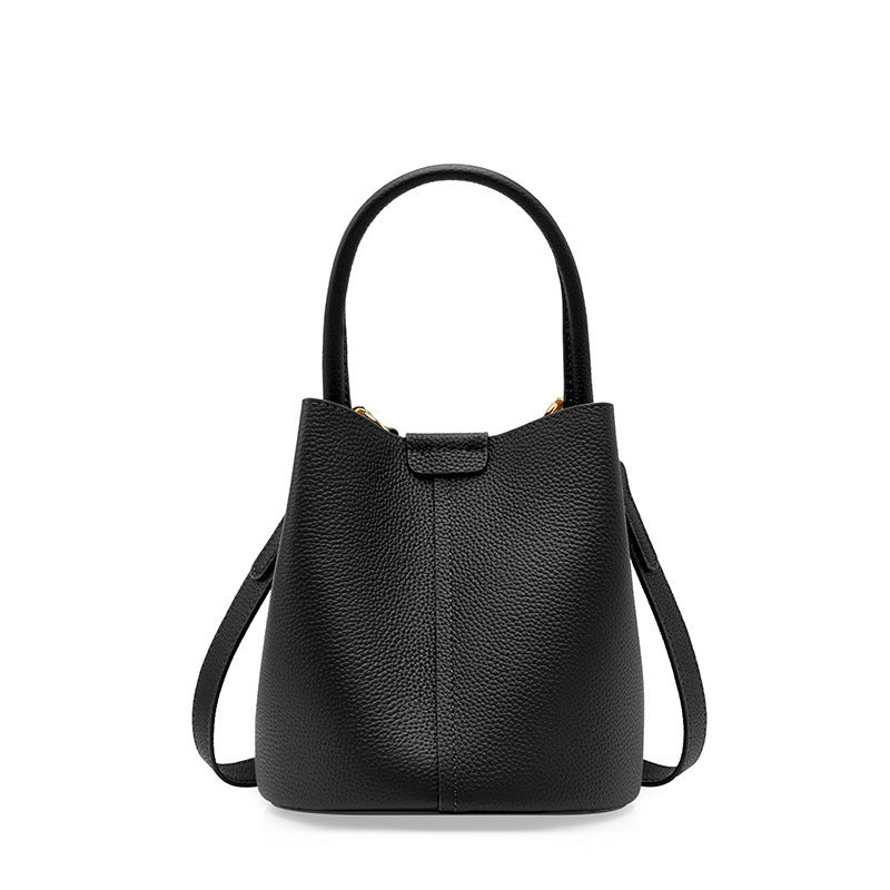 Women's High-grade Genuine Leather Vegetable Basket Portable Women's Handbag