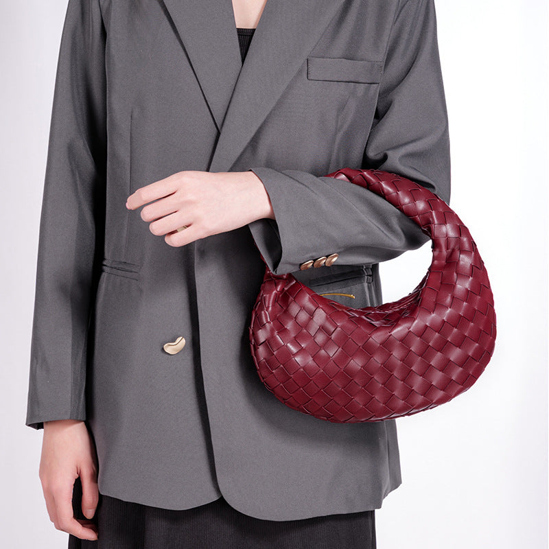 Women's Cloud Dumpling Underarm Large Capacity Croissant Knotted Women's Handbag