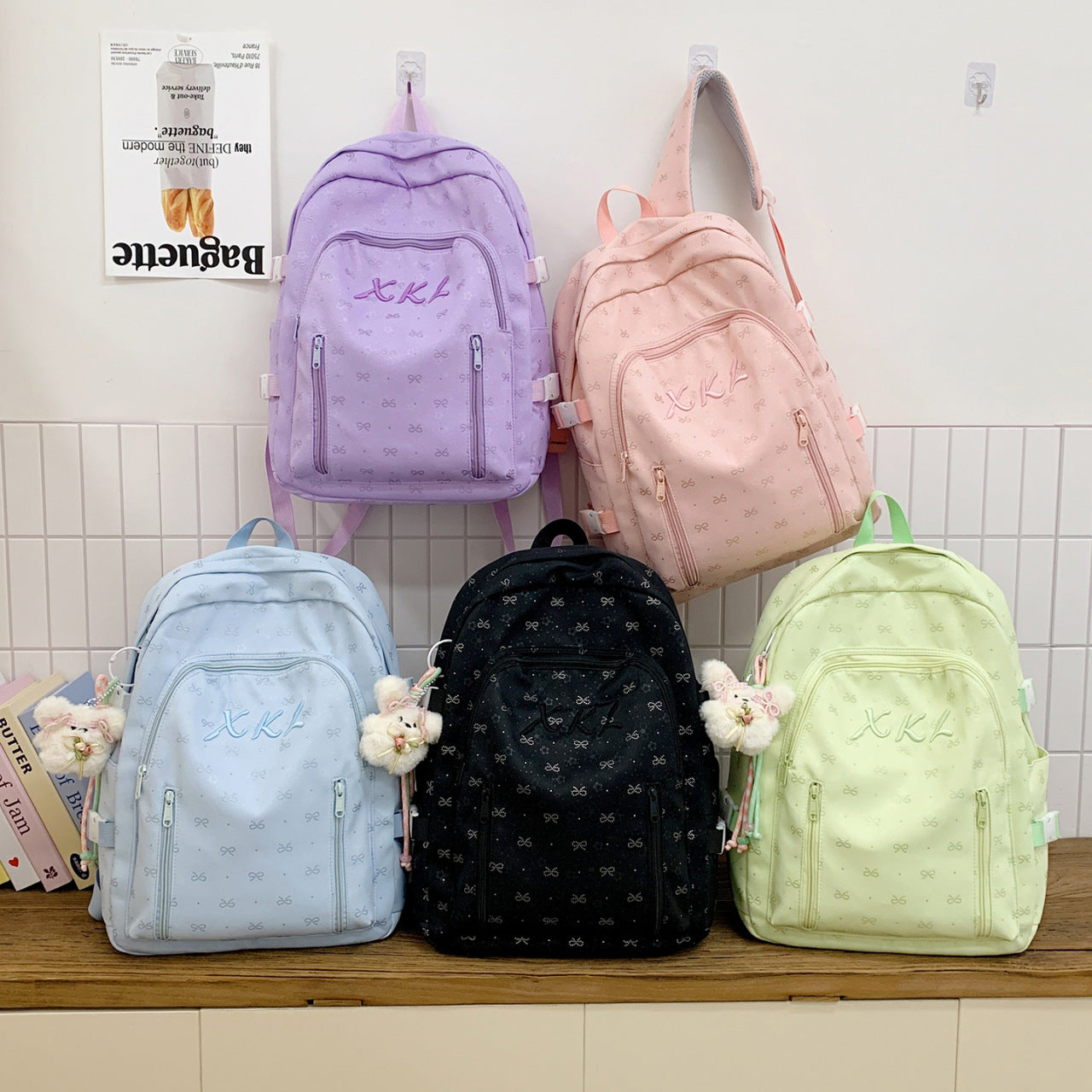 Cute Female Korean Junior High Class Large College Student Schoolbag