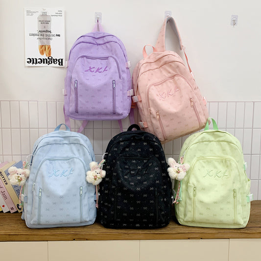 Cute Female Korean Junior High Class Large College Student Schoolbag