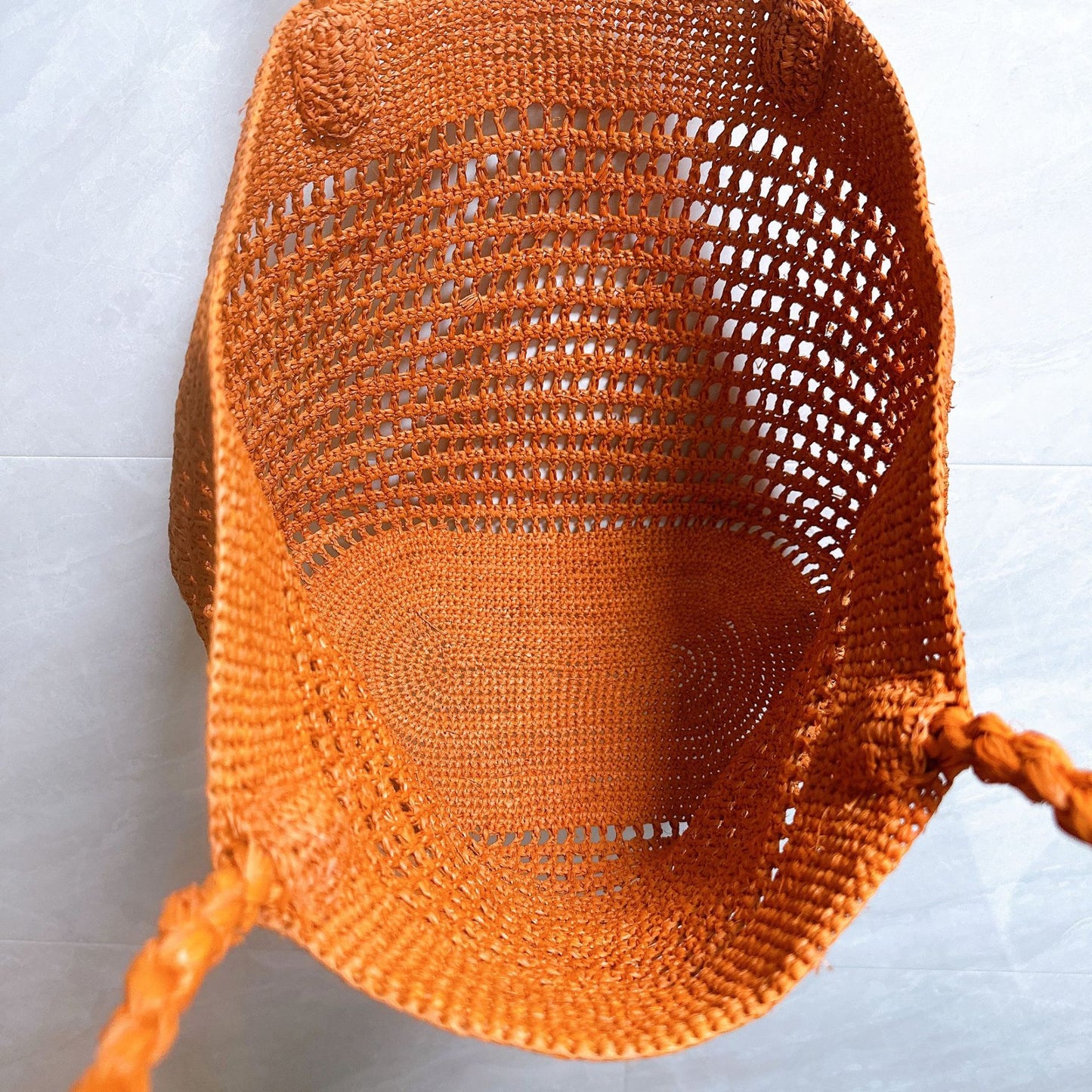 Women's Hand Crochet Hollow Large Capacity Handmade Woven Seaside Women's Shoulder Bag