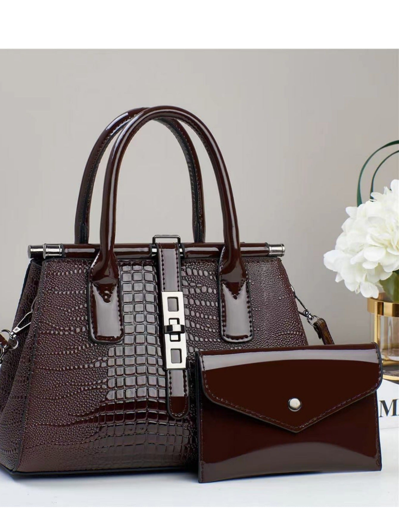 Women's Texture Large Capacity Simple Western Style Women's Handbag