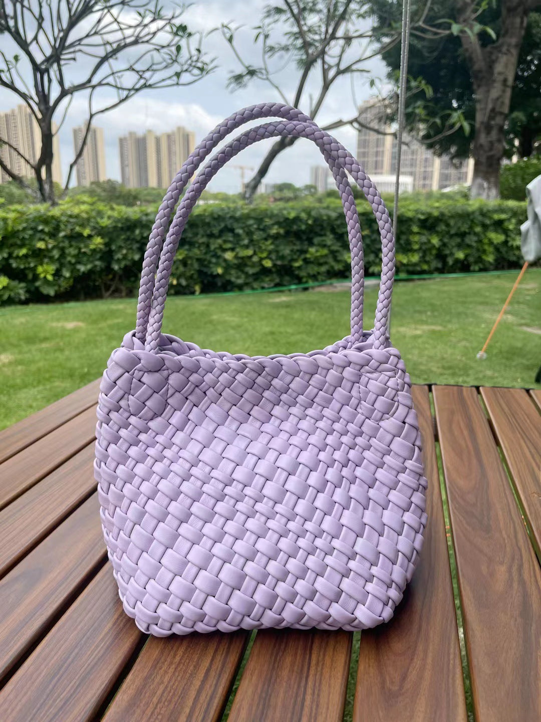 Design Hand-woven Dumpling Making High-grade Hand Women's Shoulder Bag
