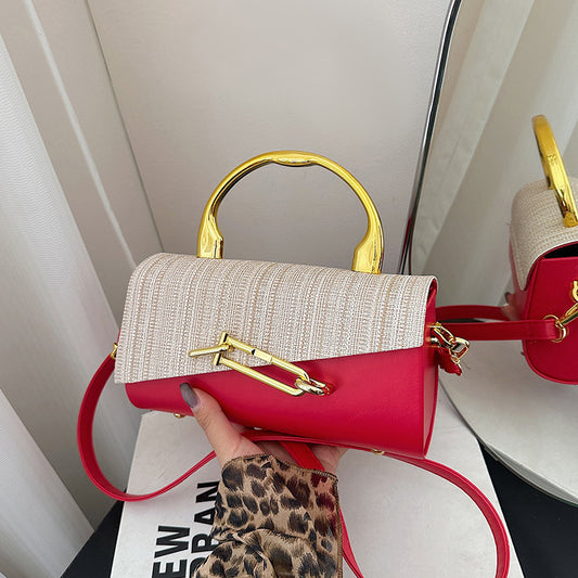 Women's Simple Autumn Fashion Textured Outing Women's Messenger Bag