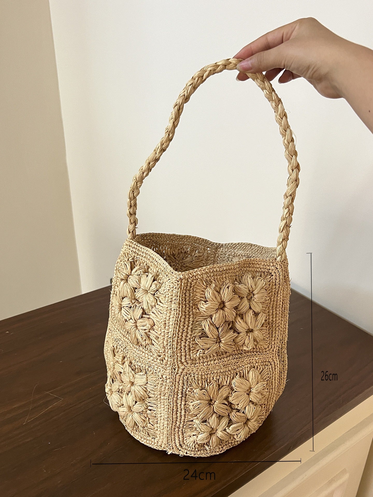 Women's Raffia Woven Summer Seaside Vacation Style Women's Shoulder Bag