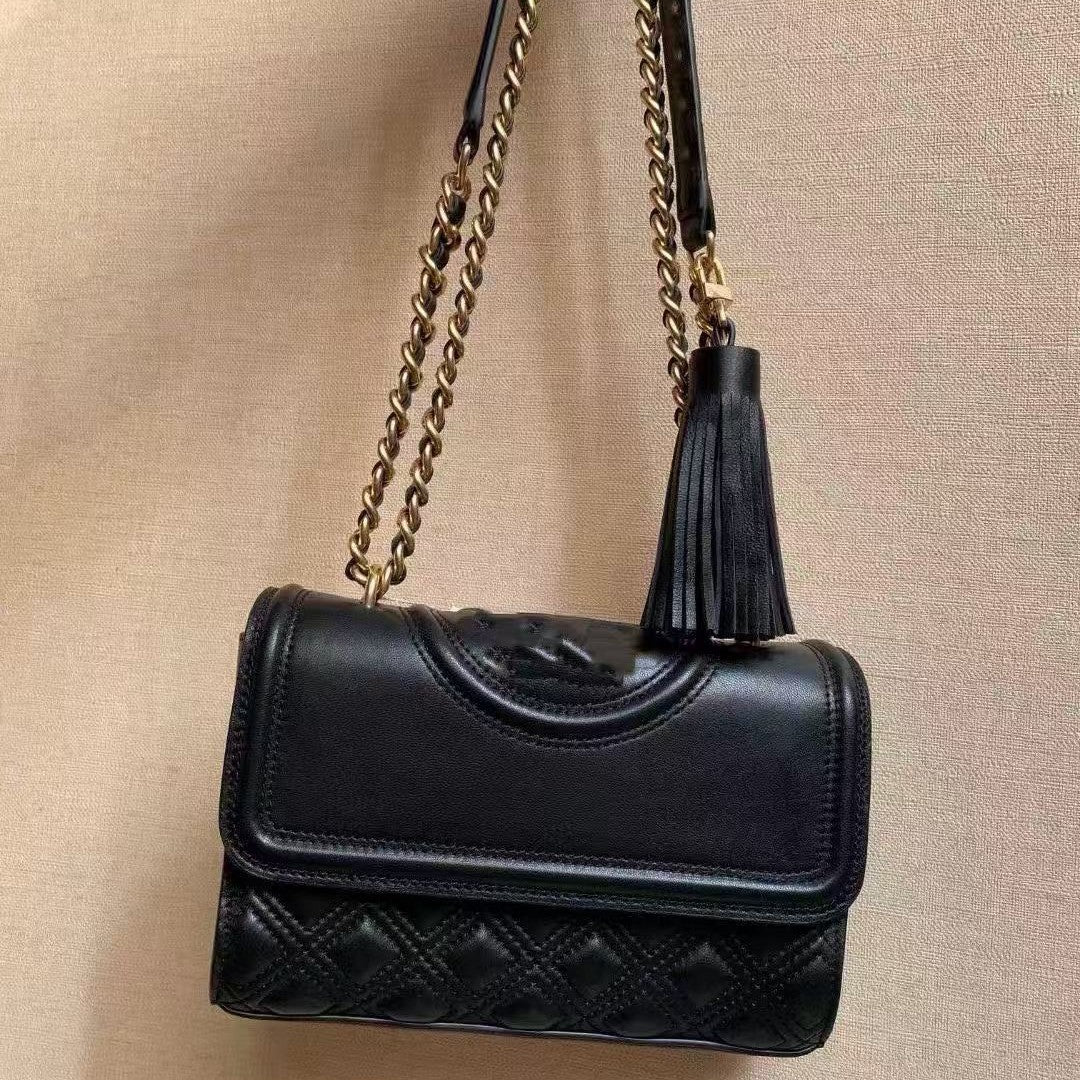 Women's High Quality Rhombus Tassel Chain High-grade Women's Shoulder Bag