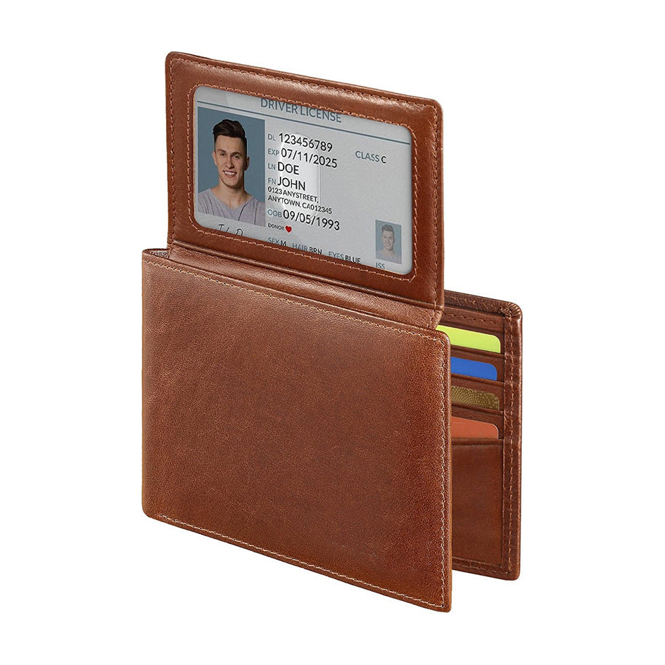 Men's Genuine Leather High-grade Top Layer Cowhide Men's Wallet