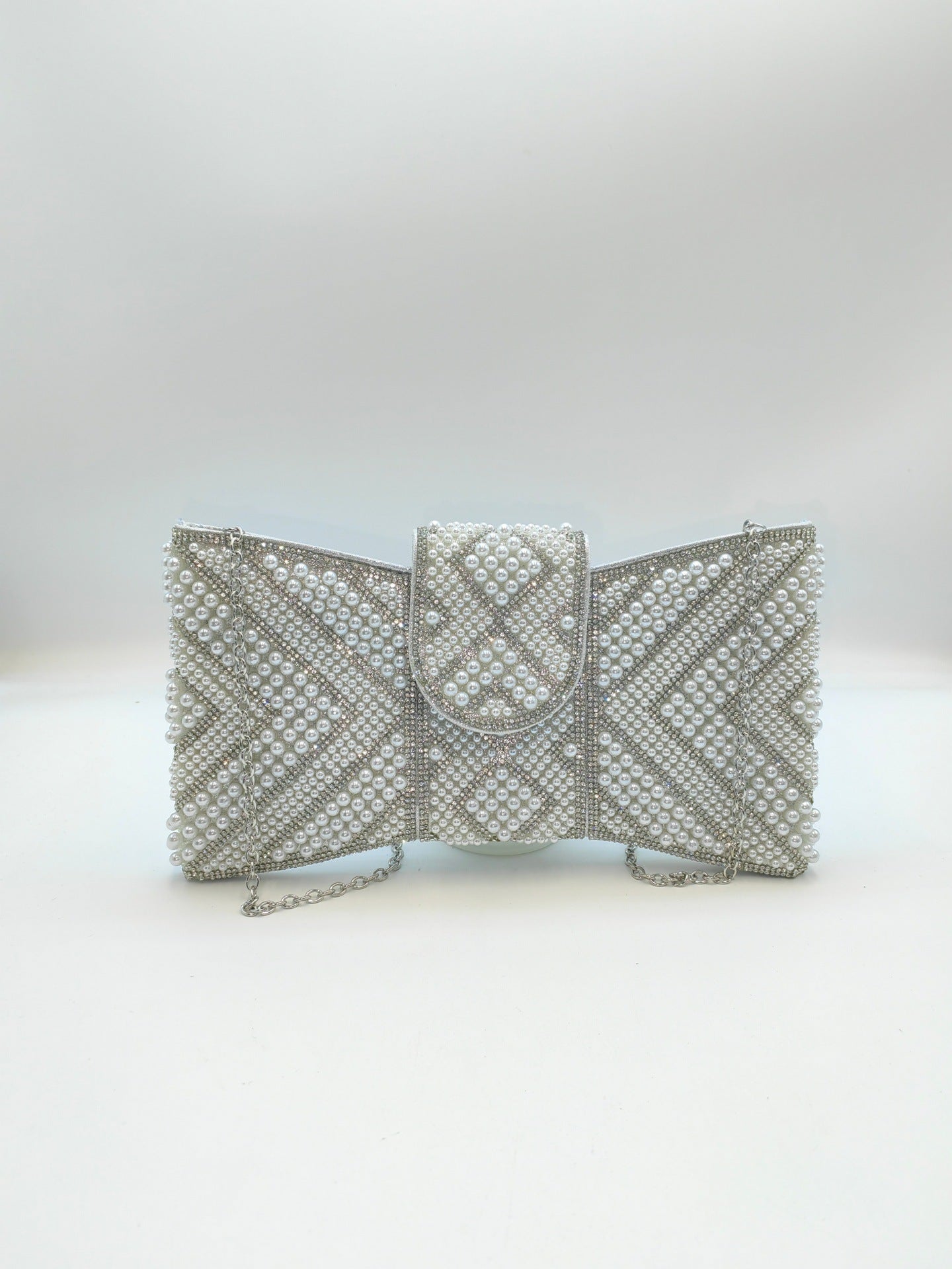 Durable Cool Beaded High-grade Clutch Butterfly Dinner Bag
