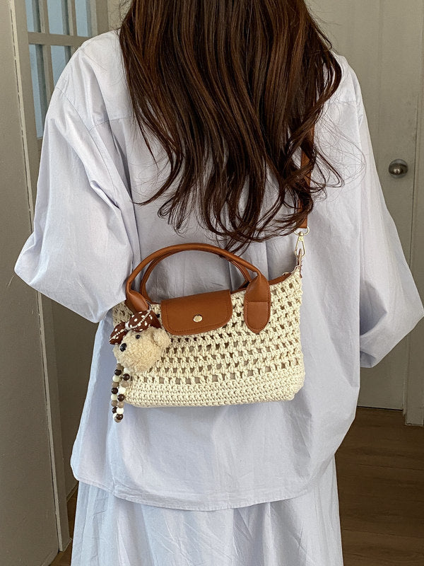 Graceful Women's Hand-woven Dumpling Niche Portable Women's Handbag